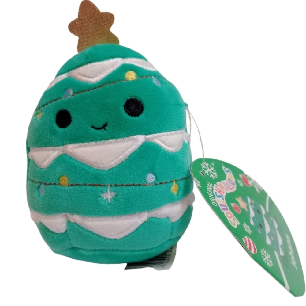 Squishmallows Christmas Johann The Christmas Tree 4" NEW 2023